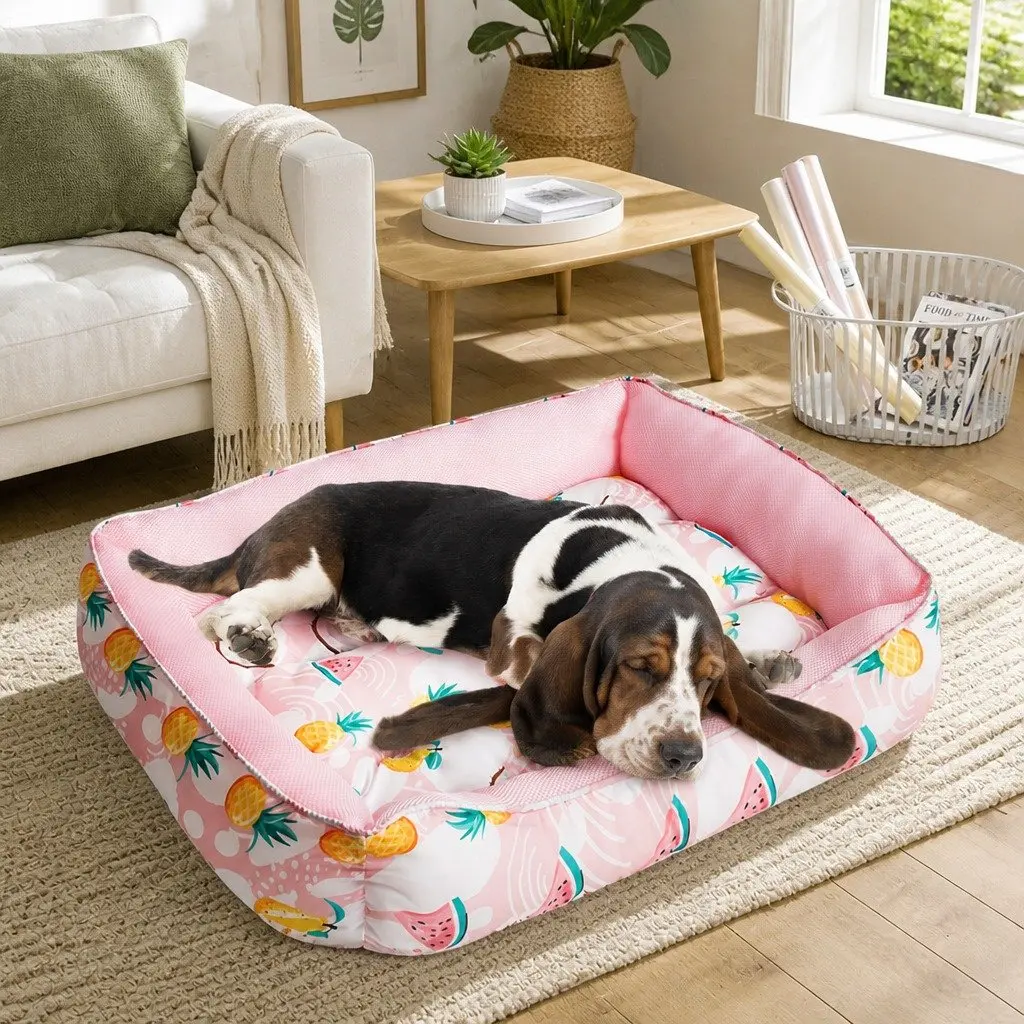 Dog Cooling Mat Pet Summer Pad Ice Bed Sleeping Nest Universal Design