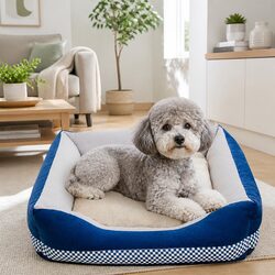 Premium Comfort Pet Bed for Dogs and Cats with Washable Mat