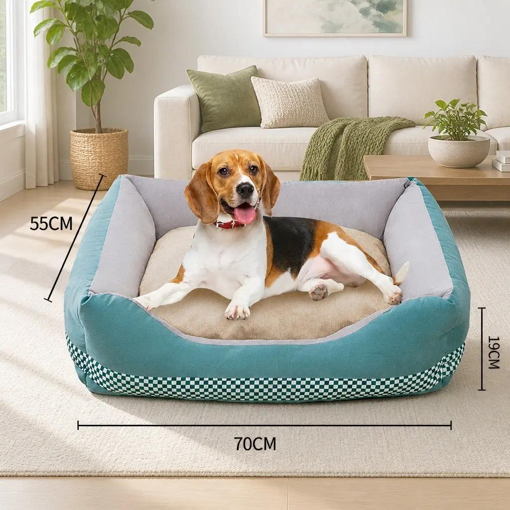 Checkerboard Dog Bed for Maximum Comfort