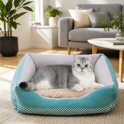 Superior Dog Bed with Breathable Fabric and Durability