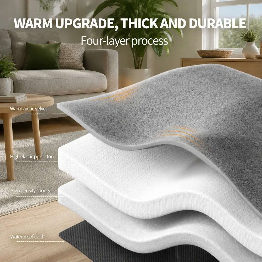 Dog Bed PP Cotton Medium Brown