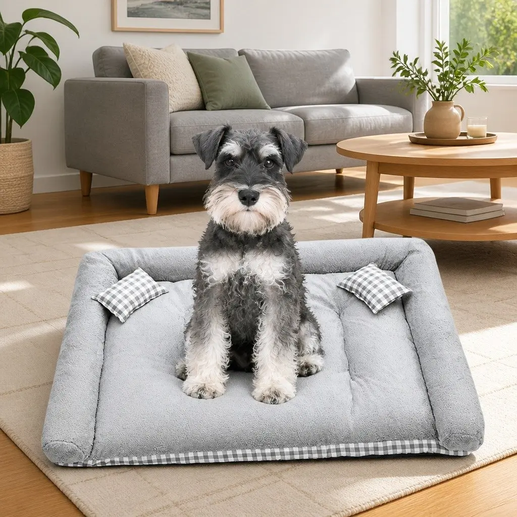 Dog Bed PP Cotton 60x50x12cm Grey