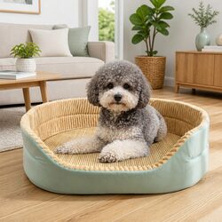 Premium Calming Pet Bed for Dogs and Cats
