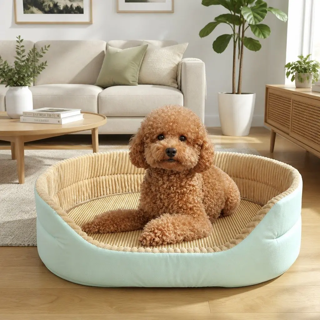 Calming Pet Bed for Dogs and Cats