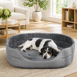 Calming Pet Bed Soft Warm Sleeping Sofa Nesting Mat Dogs Cats Portable Washable