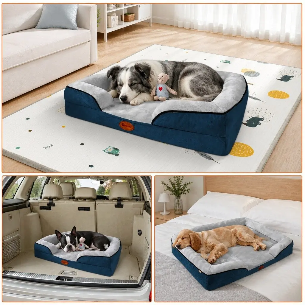 Dog Bed Tech Cloth XL Size Grey