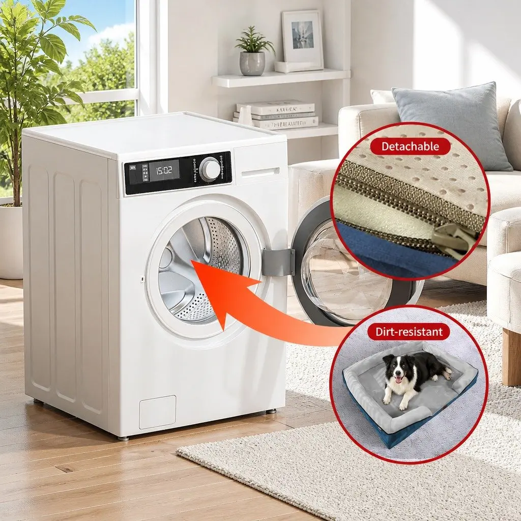 Dog Bed Tech Cloth XL Size Grey