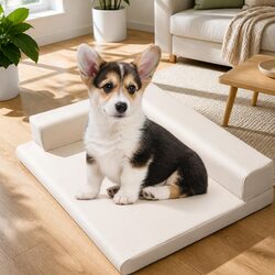 ErgoProtect L-Shaped Dog Bed for Ultimate Comfort