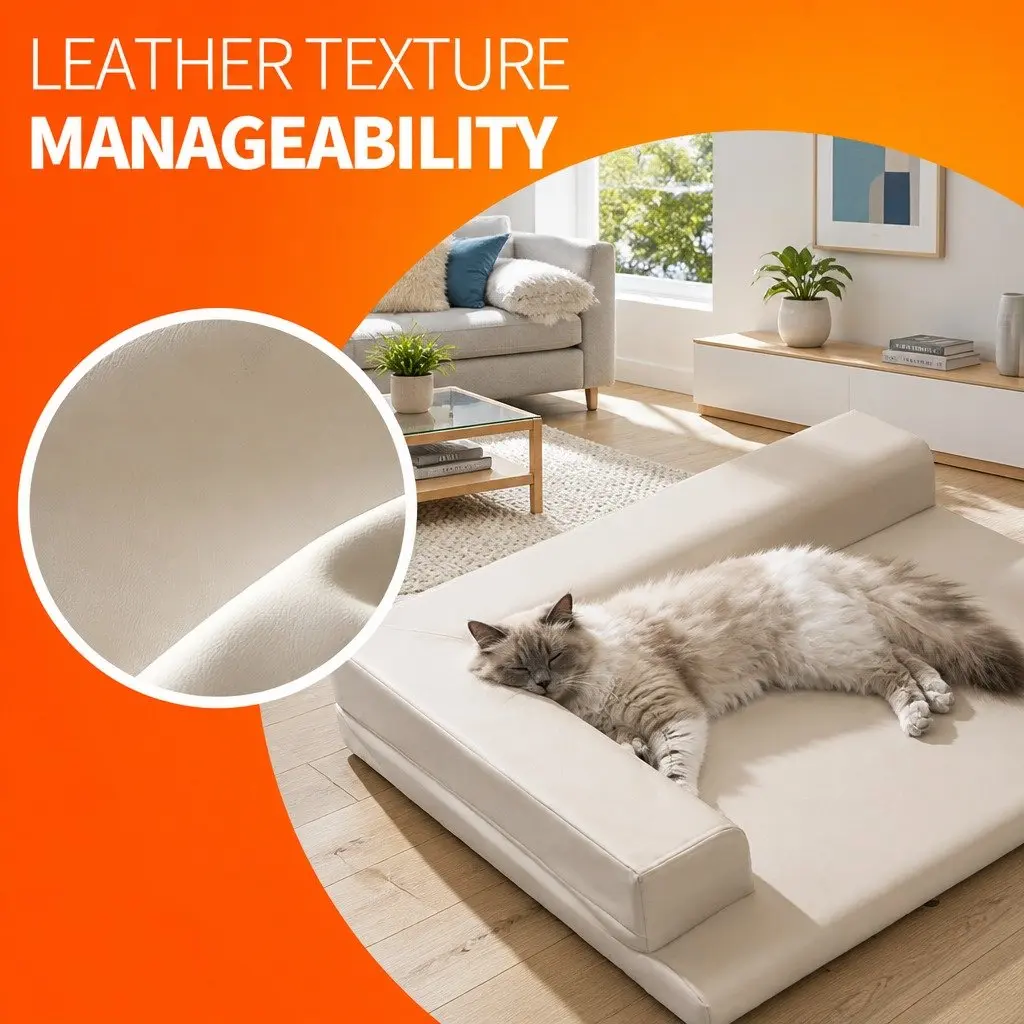 Dog Bed High-density Sponge XL Grey L-shaped Waterproof Removable Cushion