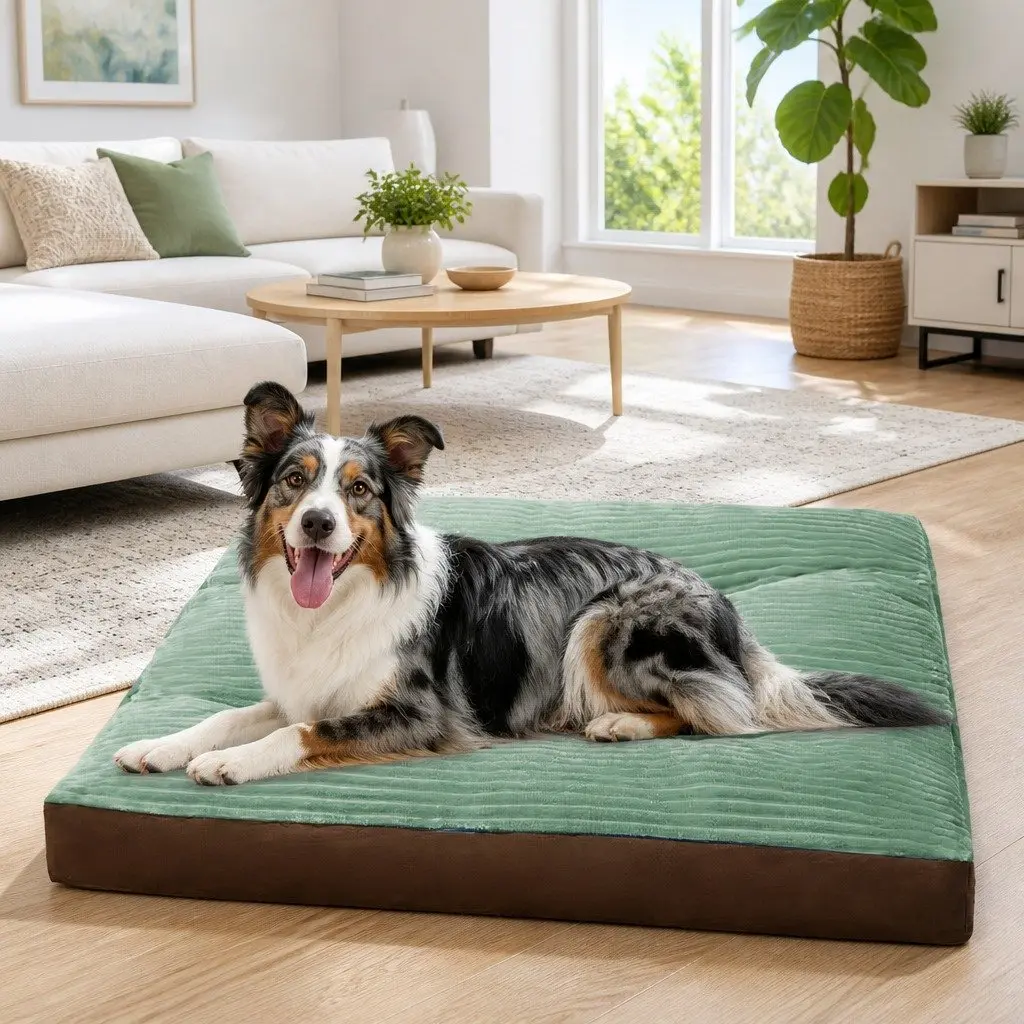 Pet Calming Bed Mat with Washable Cover