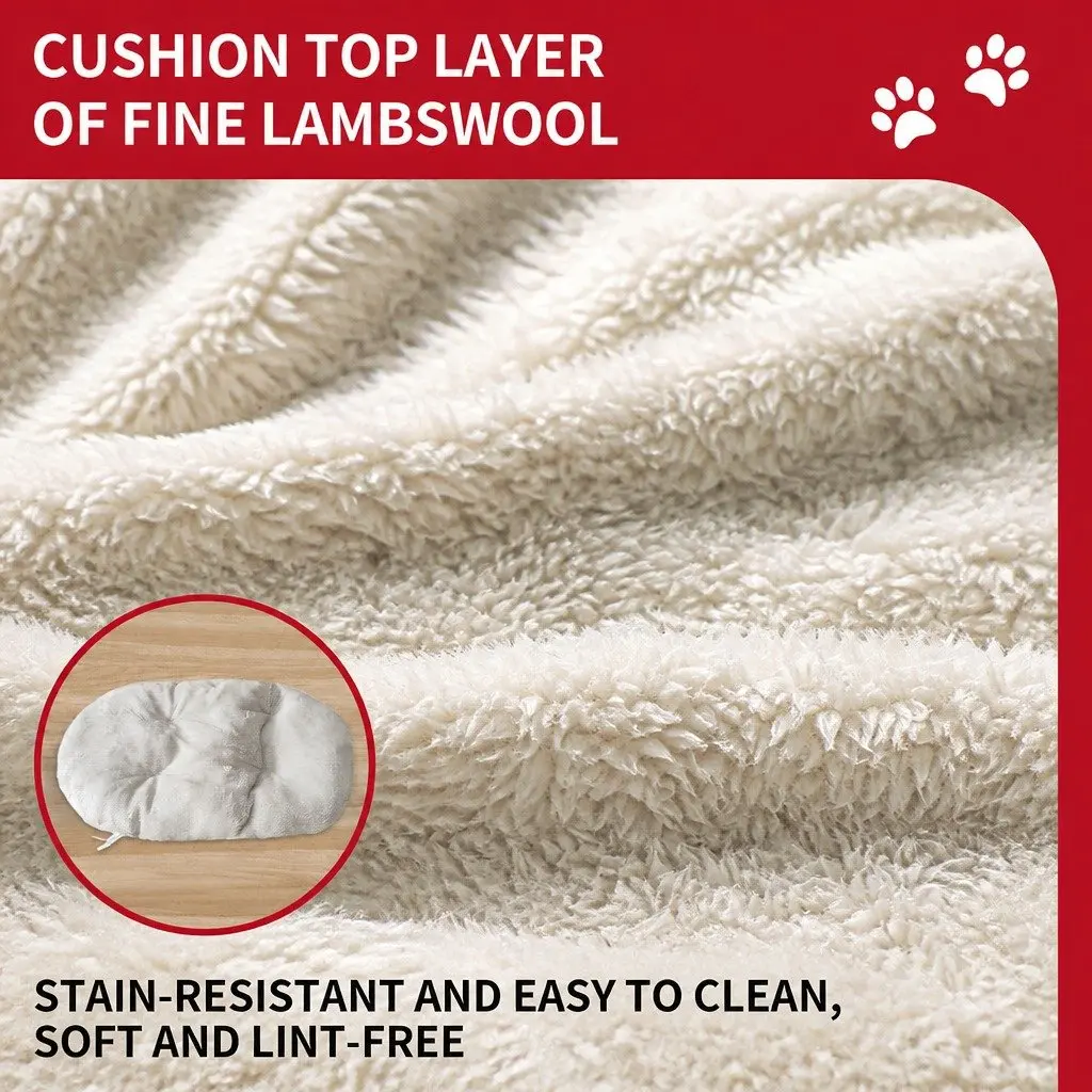 3D Semi-Enclosed Pet Bed with Avocado Cushion