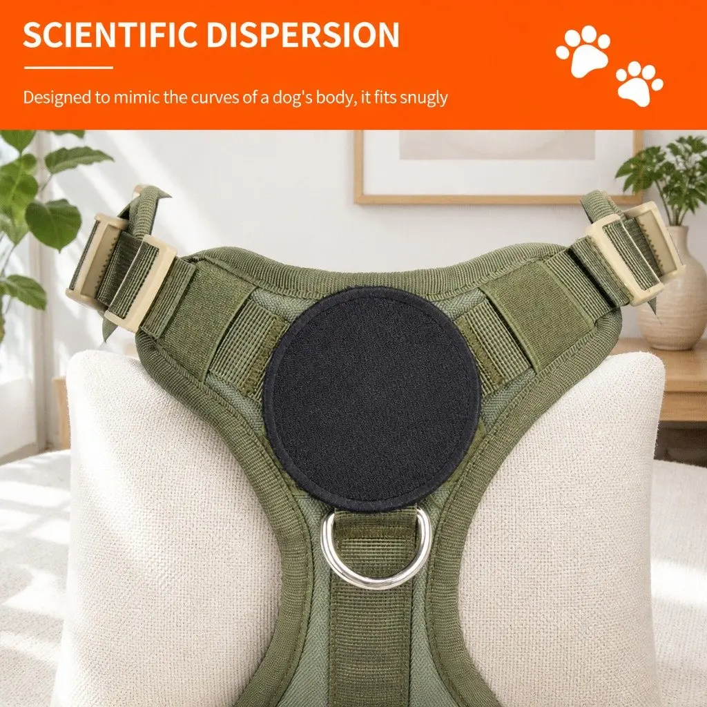 Chest Rig Pet Strap POM Material Large Army Green