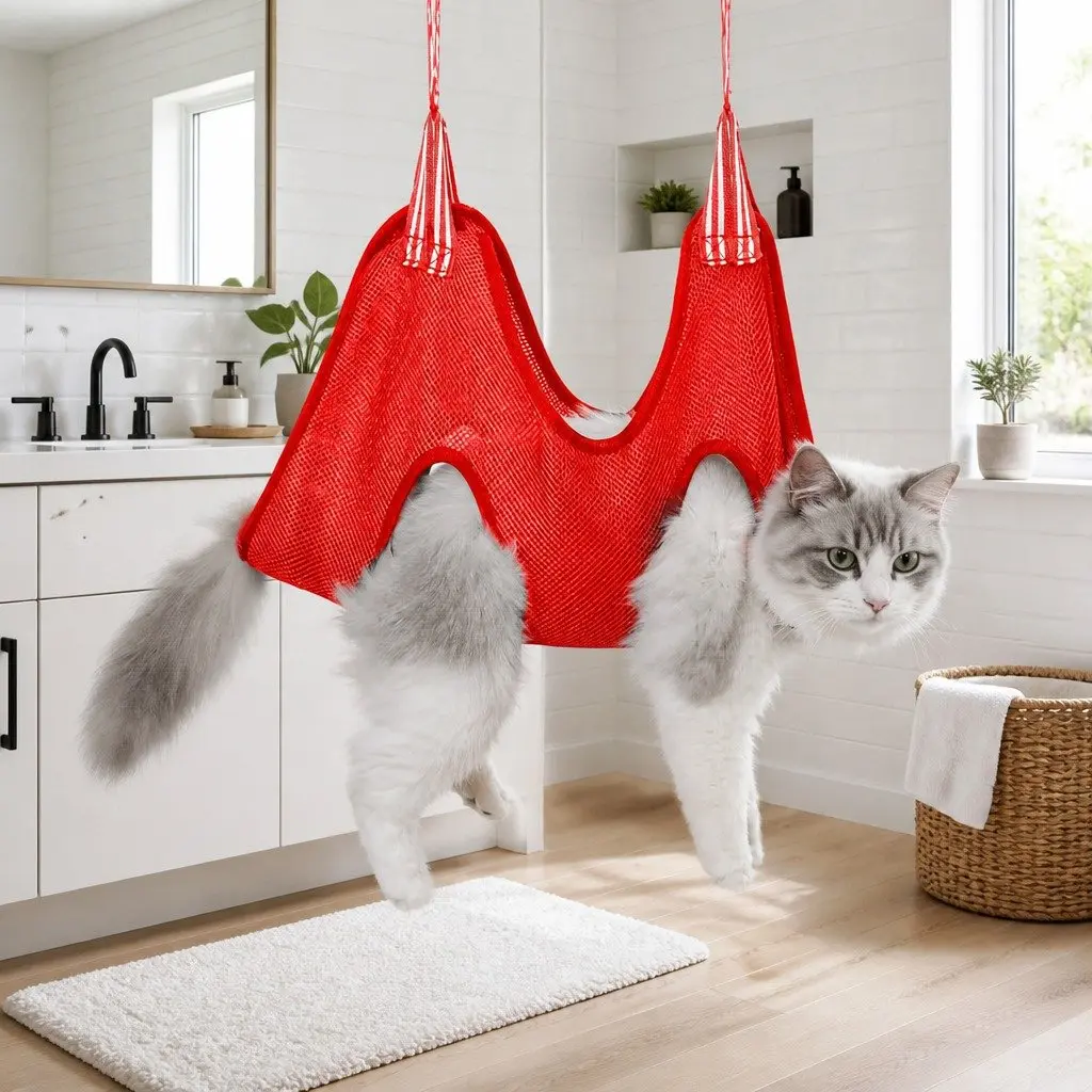 Pet Grooming Hammock for Stress-Free Grooming