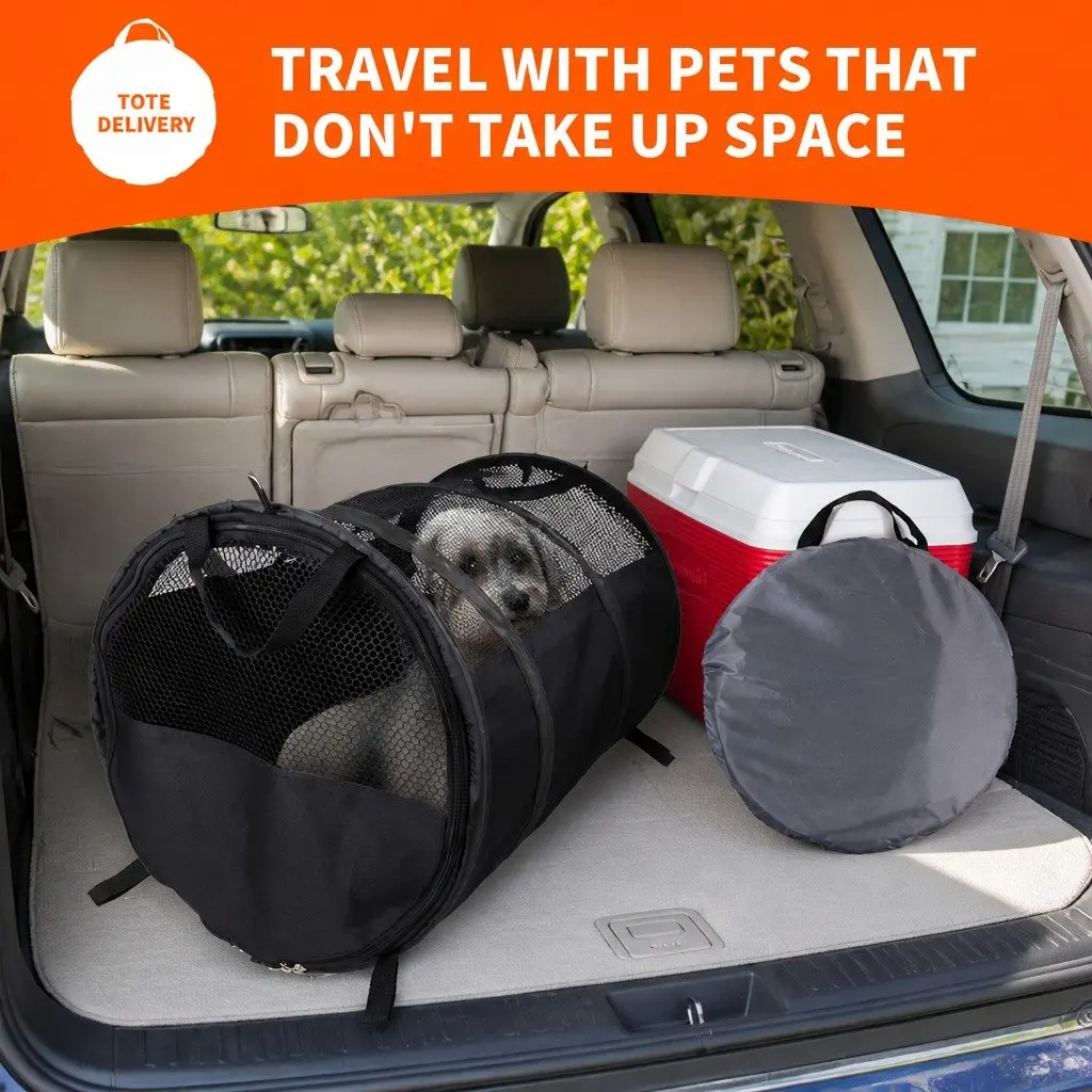Pet Carrier Bag Oxford Cloth 123x58x58cm Grey