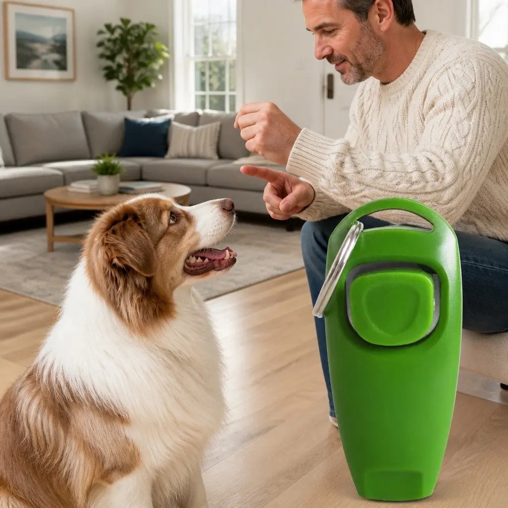 Dog Training Clicker and Whistle Set