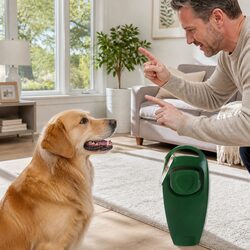Ultrasonic Dog Training Whistle Clicker Obedience Pet Puppy Sound Tool Green