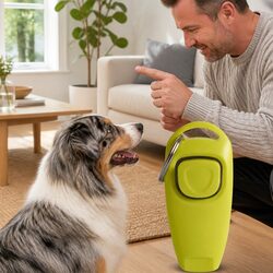 Durable Dog Training Clicker and Whistle Kit