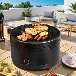 Premium Charcoal BBQ Grill with Adjustable Heat Control
