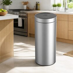 Stylish 40L Touchless Trash Can with Adjustable Sensing