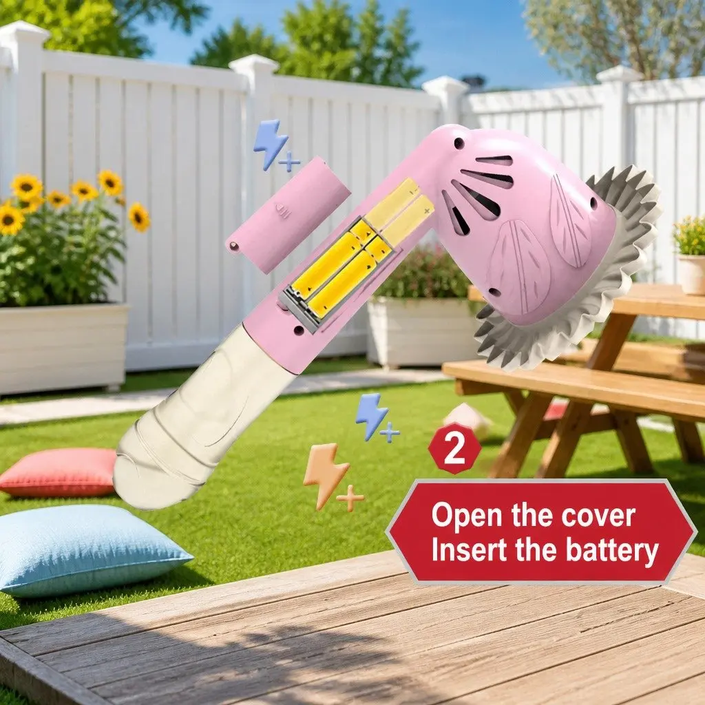 Bubble Toy ABS 32.8cm x 14.6cm Green Handheld Bubble Machine Sunflower Outdoor Fun