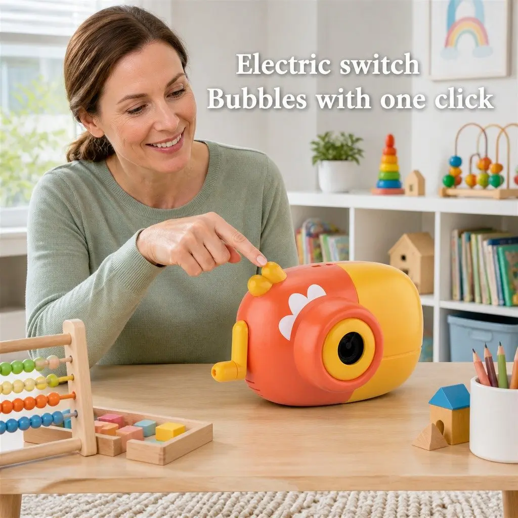 Bubble Machine ABS 16.3cm x 15.3cm x 9.3cm Multicolour