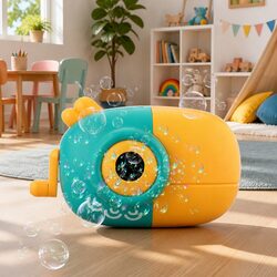 Handheld Electric Bubble Machine for Kids