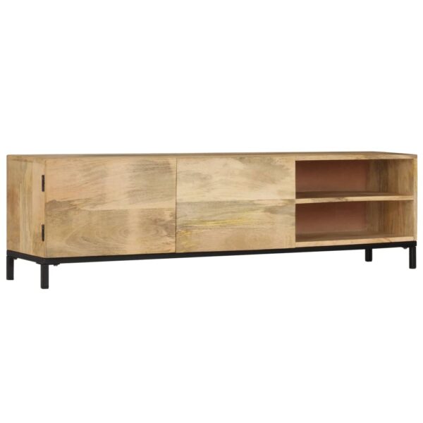 Aplusliving-Vintage Solid Mango Wood TV Stand Media Console Storage Cabinet Retro Chic Decor