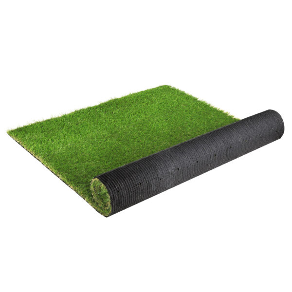 Aplusliving-20mm Thick Artificial Grass 1x10m Realistic Synthetic Lawn 4 Tone UV Resistant