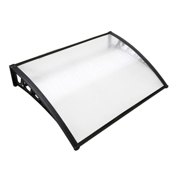 Aplusliving-1x1.2M Polycarbonate Window Door Awning Canopy UV Rain Sun Shield Cover DIY