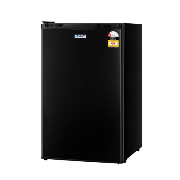 Aplusliving-Compact Black Bar Fridge 110L with 6 Temperature Levels and Quiet Operation