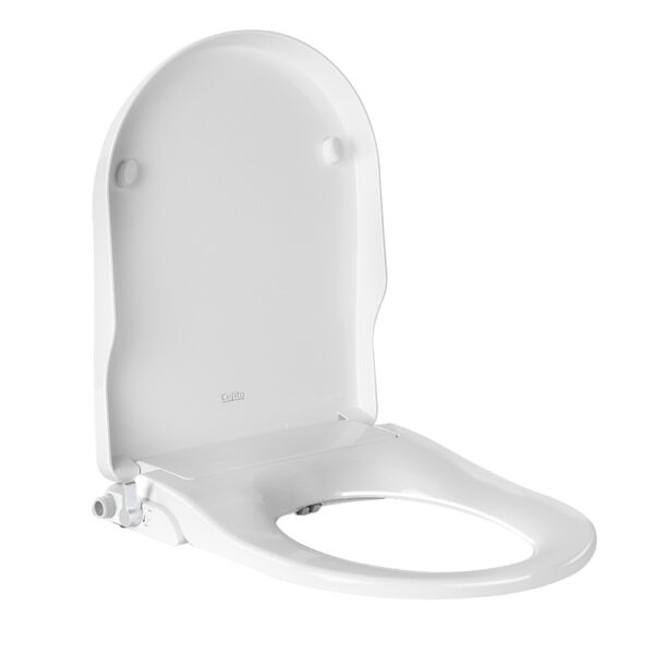 Aplusliving-Hygienic White Non Electric Bidet Toilet Seat Dual Nozzle Soft Close Easy Instal