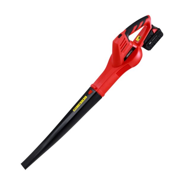 Aplusliving-Cordless blower black red 20V lightweight portable ergonomic design