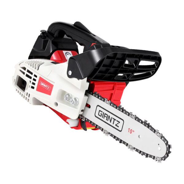 Aplusliving-Petrol Chainsaw 25cc Lightweight 3.8kg Anti-Vibration Low Kickback Semi-Chisel C