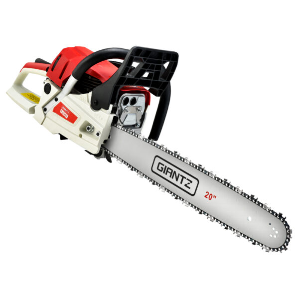 Aplusliving-62CC Petrol Chainsaw 20 Bar E Start Commercial Pruning Chain Saw 4.5HP