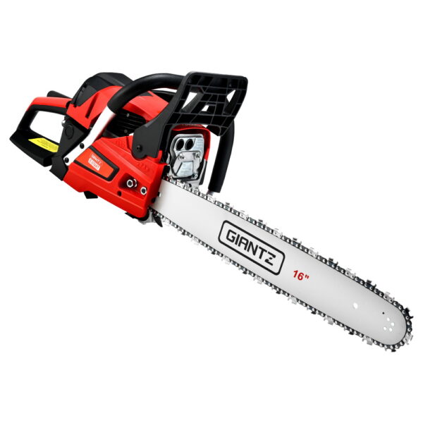 Aplusliving-45cc 16 Petrol Chainsaw Commercial E Start Top Handle Tree Cutting Tool