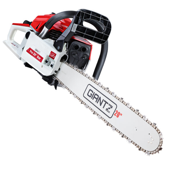 Aplusliving-52CC Petrol Chainsaw 20 Oregon Bar E Start 4HP Commercial Pruning Chain Saw