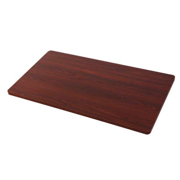 Aplusliving-140cm Walnut Desk Top for Standing Desk Rounded Edges Easy Assembly