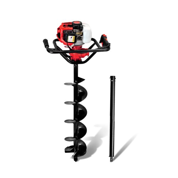 Aplusliving-92CC Petrol Post Hole Digger 3kW 2 Stroke Engine Auger & Extension Set