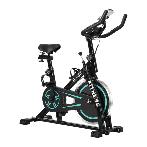 Aplusliving-Bike Exercise Bike 10kg Flywheel Fitness Home Gym 150kg Capacity Black