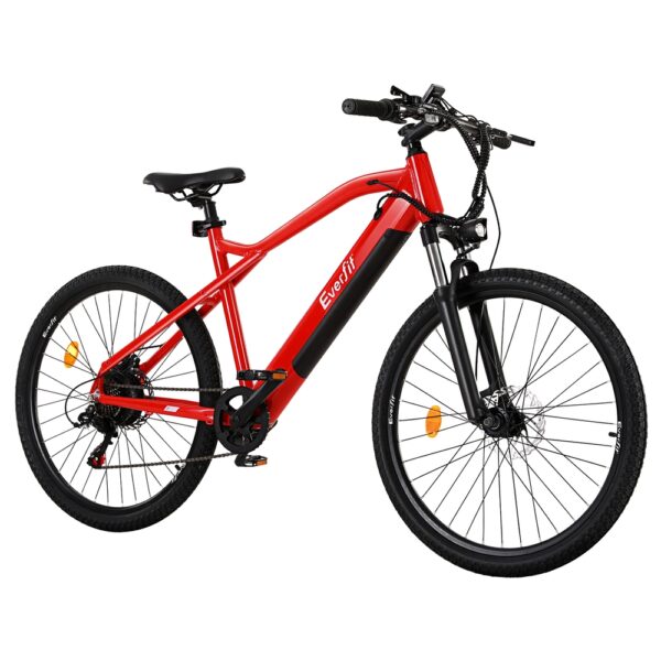 Aplusliving-26 Inch Electric Bike Mountain Bicycle eBike Built-in Battery 250W 7-Speed 60km