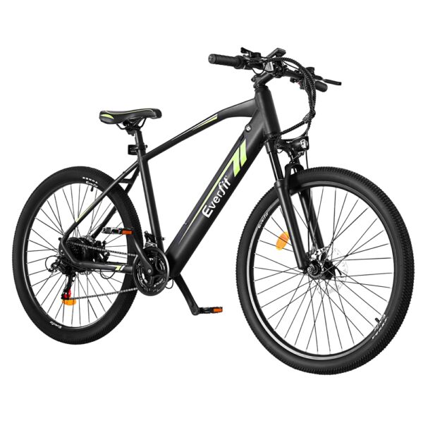 Aplusliving-27.5 Inch Electric Bike Mountain Bicycle eBike Battery 21 Speed 250W Motor 60km