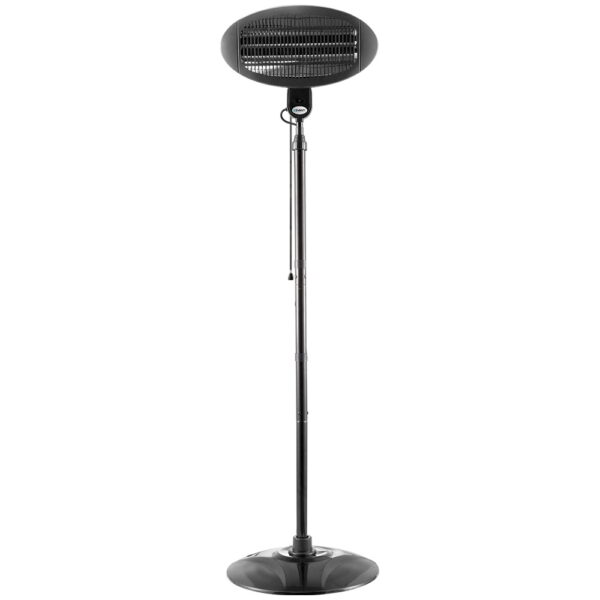 Aplusliving-2000W Infrared Electric Patio Heater 3 Settings Tip Over Switch Portable Outdoor