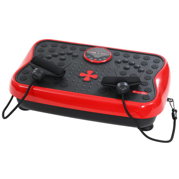 Aplusliving-Fitness Vibration Platform Plate Exercise Machine Home Gym 120kg Capacity Red