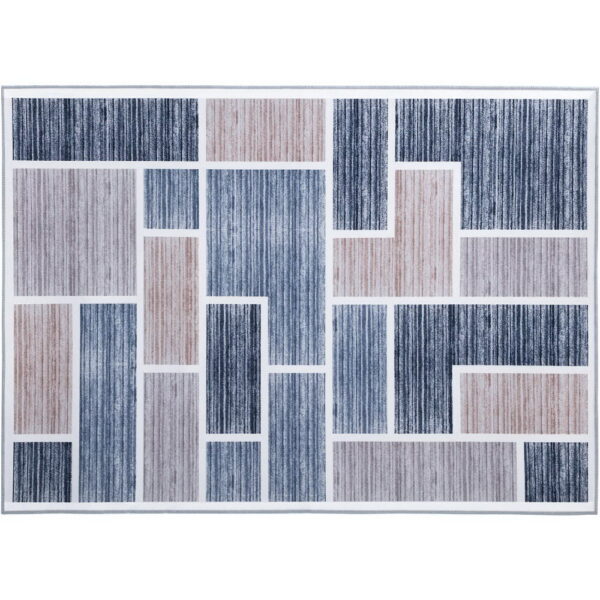 Aplusliving-200x290cm Modern Soft Grey Area Rug Short Pile Velvet Feel Non Slip Carpet