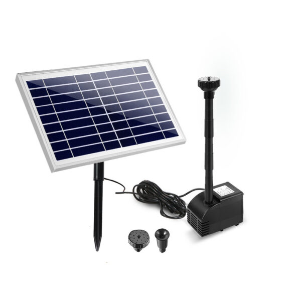 Aplusliving-Solar Powered Water Fountain Pump 800L/H 6.6FT Energy Efficient Garden Feature