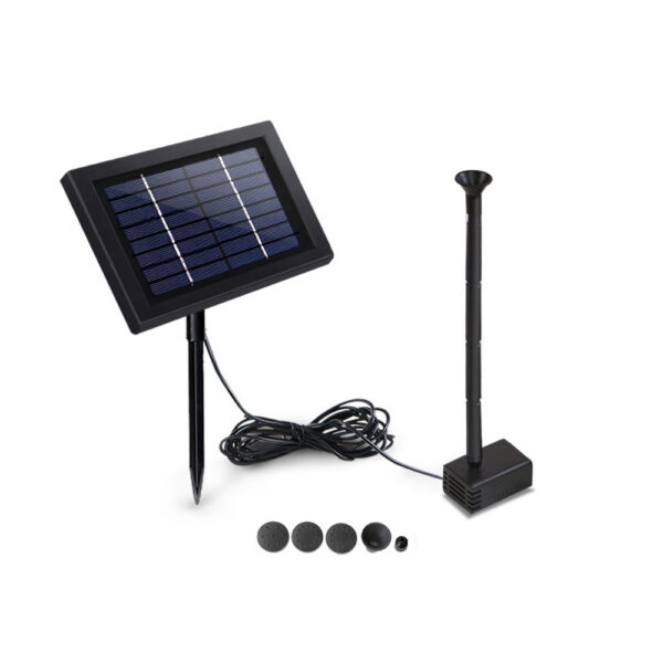 Aplusliving-Solar Powered Fountain Pump 4FT Water Feature Outdoor Garden Pond Energy Efficie