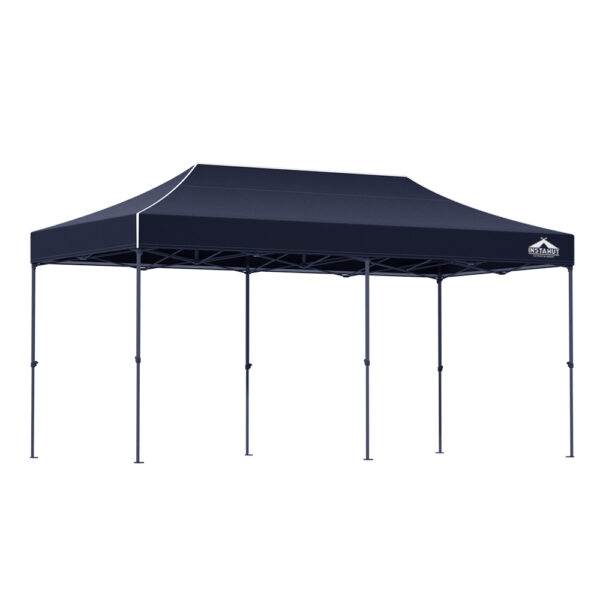 Aplusliving-3x6m Pop Up Gazebo Marquee Outdoor Wedding Camping Tent Canopy Navy