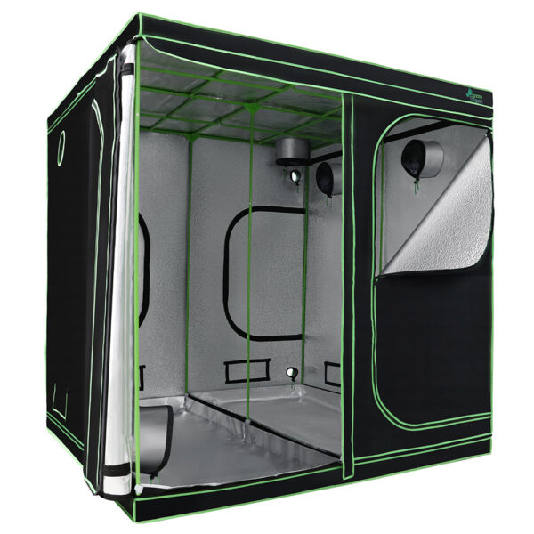 Aplusliving-Hydroponic 200x200x200cm Indoor Grow Tent Kit Waterproof Oxford 600D Steel Frame