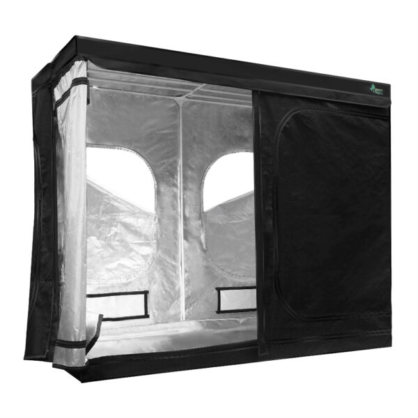 Aplusliving-Hydroponic Grow Tent Kit 2.4x1.2x2m 600D Oxford Indoor Plant Growing System