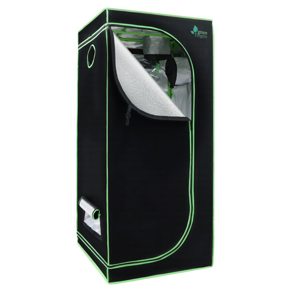 Aplusliving-Hydroponic 1680D Oxford Grow Tent Kit 0.7x0.7x1.6m Indoor Plant Growing System